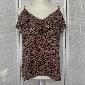 Sabina Musayev Floral Sleeveless Top Multicolor Size XS